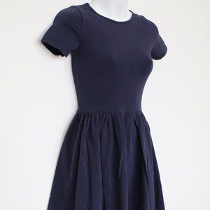 ASOS MIDI Dress A LINE Classic Cotton Flare STRETCH - Size 2